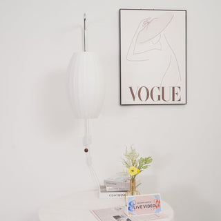 Lustra Applique Murale Boule en Noyer