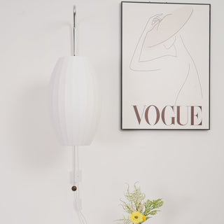 Lustra Applique Murale Boule en Noyer