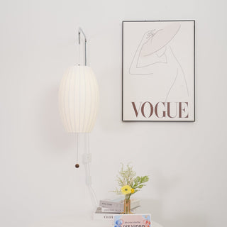Lustra Applique Murale Boule en Noyer