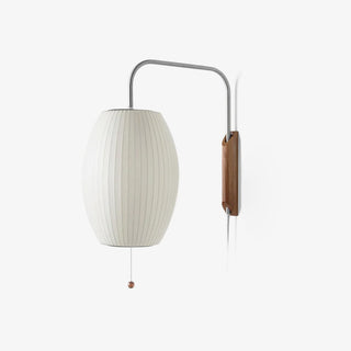 Lustra Applique Murale Boule en Noyer