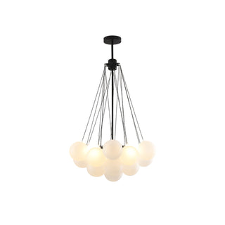 Lustra Lustre Bulles en Verre Satiné