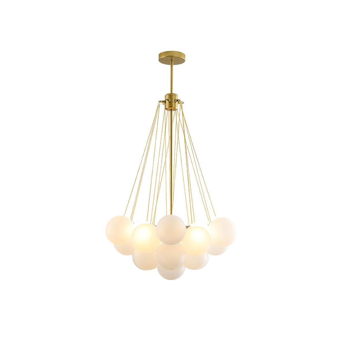 Fayne Suspension Bulle à Globe en Verre
