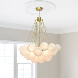 Fayne Suspension Bulle à Globe en Verre