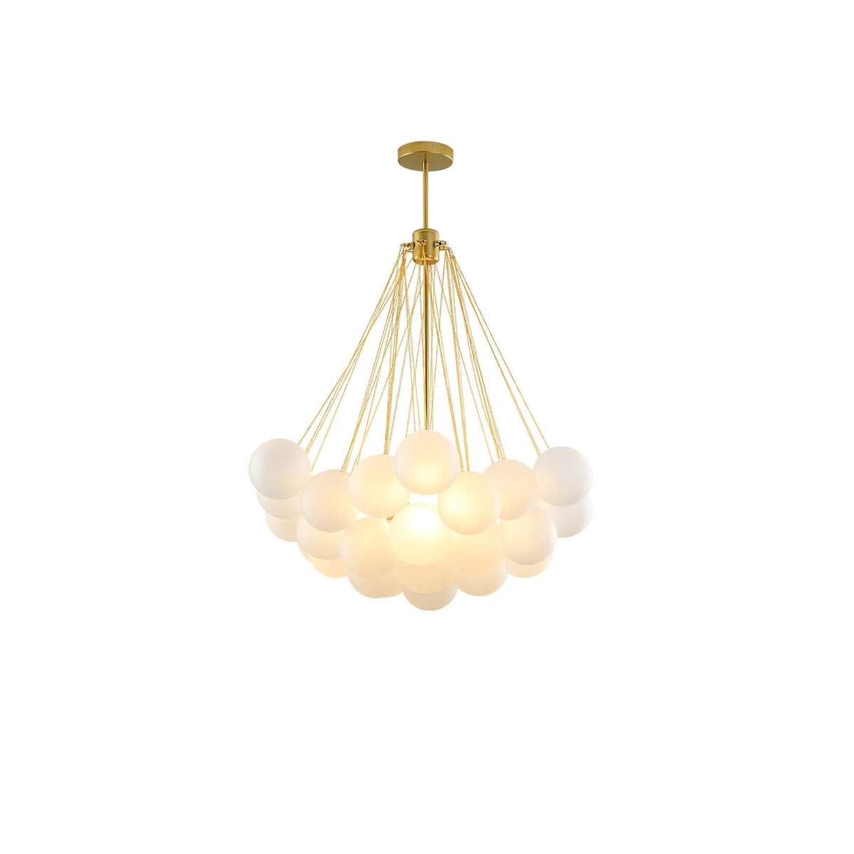 Fayne Suspension Bulle à Globe en Verre