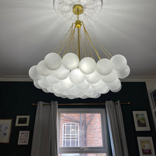 Fayne Suspension Bulle à Globe en Verre