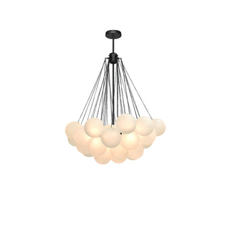 Lustra Lustre Bulles en Verre Satiné