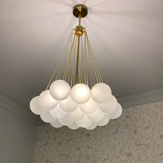Fayne Suspension Bulle à Globe en Verre