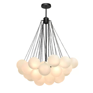 Lustra Lustre Bulles en Verre Satiné
