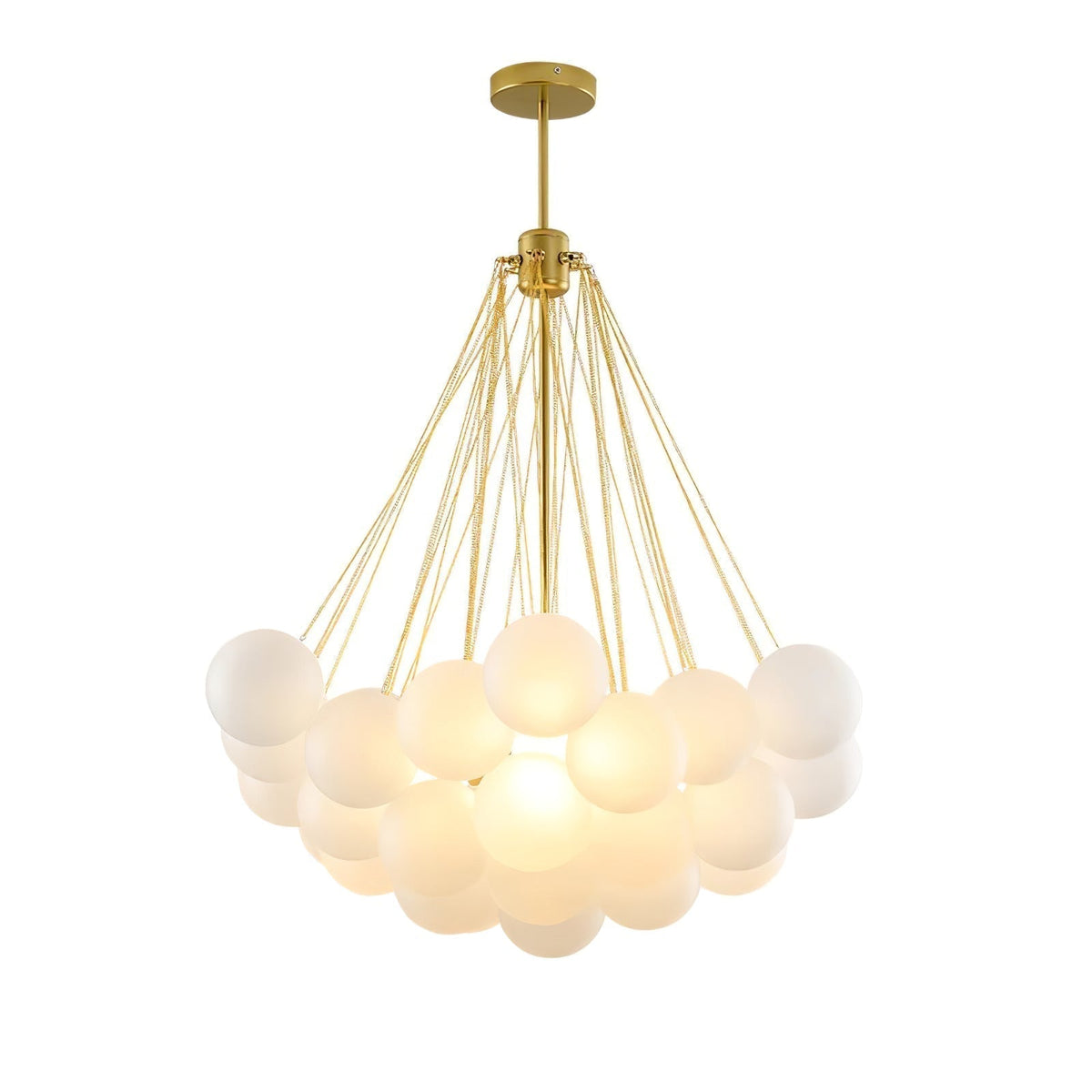 Fayne Suspension Bulle à Globe en Verre