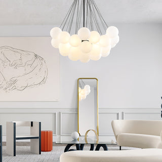 Fayne Suspension Bulle à Globe en Verre