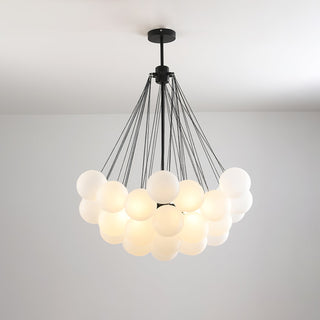 Lustra Lustre Bulles en Verre Satiné
