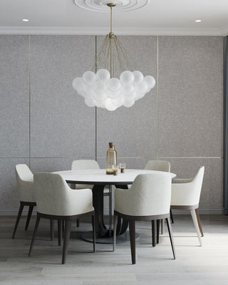 Lustra Lustre Bulles en Verre Satiné