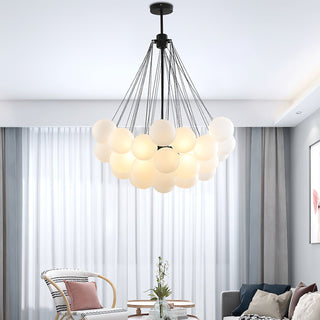 Fayne Suspension Bulle à Globe en Verre