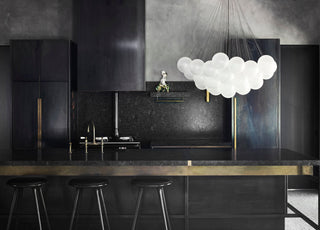 Lustra Lustre Bulles en Verre Satiné
