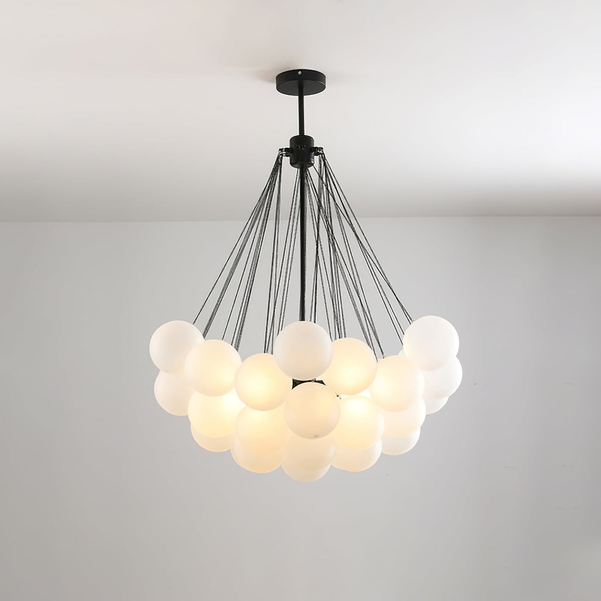 Fayne Suspension Bulle à Globe en Verre