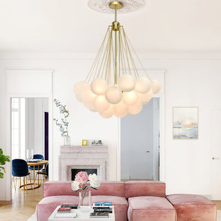Fayne Suspension Bulle à Globe en Verre