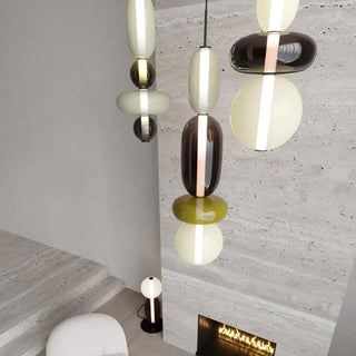 Noxic Suspension Artistique en Verre et Acrylique