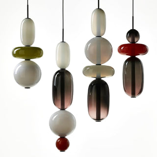 Noxic Suspension Artistique en Verre et Acrylique
