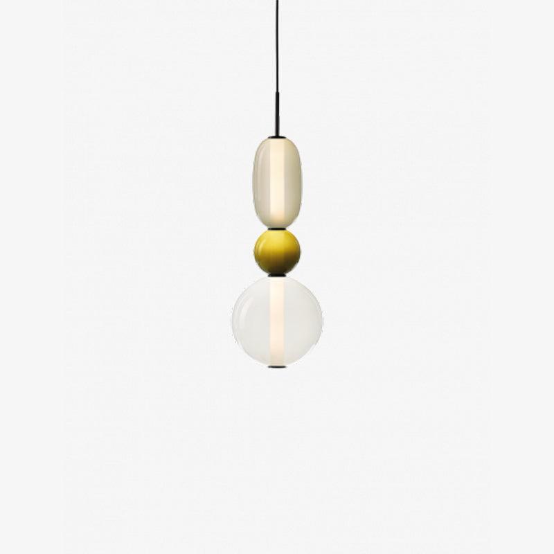 Candied Glass Combo Pendant Light-Neutral Decor