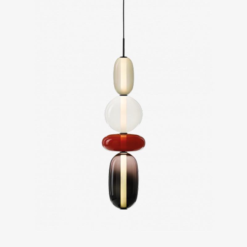 Candied Glass Combo Pendant Light-Neutral Decor