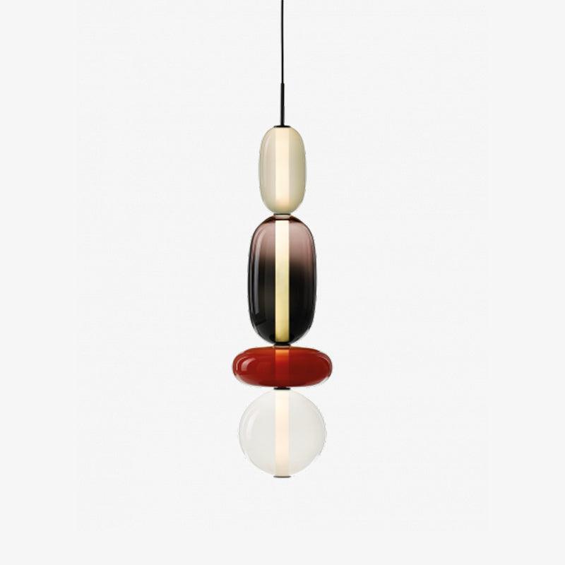 Candied Glass Combo Pendant Light-Neutral Decor