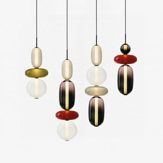 Noxic Suspension Artistique en Verre et Acrylique