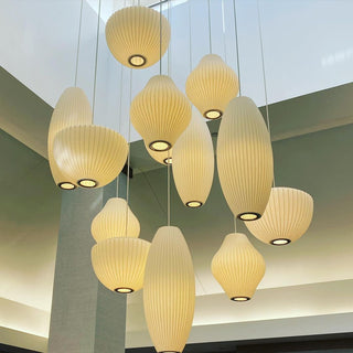 Solarnce Suspension Minimaliste en Soie et Acier