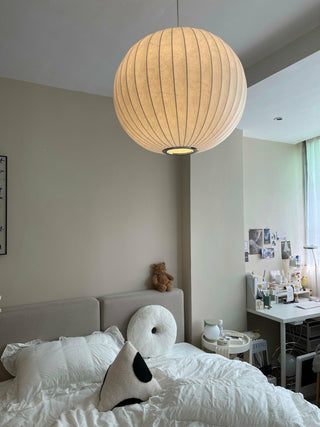 Solarnce Suspension Minimaliste en Soie et Acier