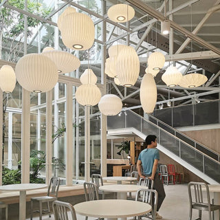 Nebula Lampe Suspendue en Soie de Mûrier Boule