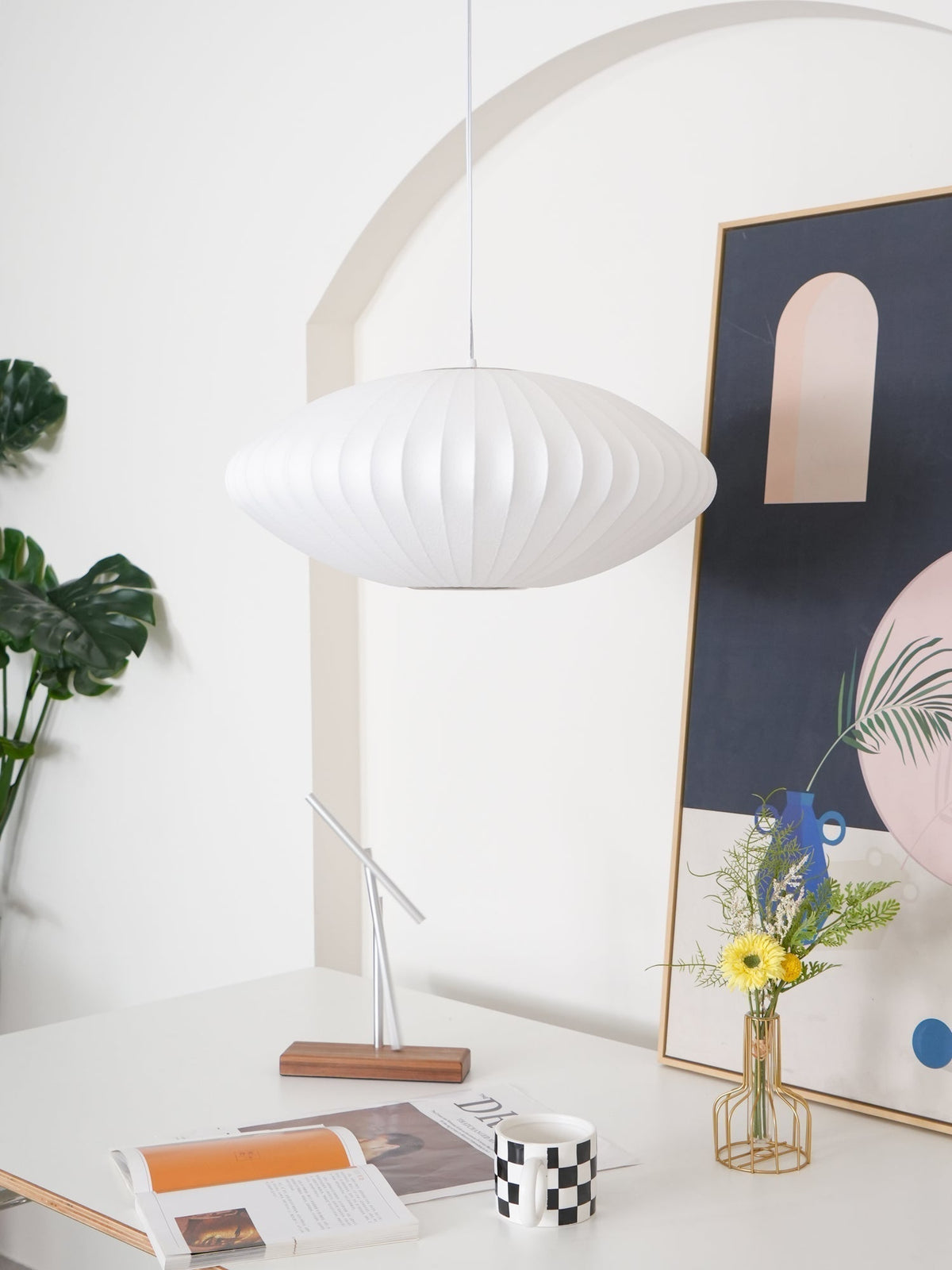Wilara Suspension Lampe Bulle Géométrique