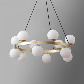 Lustra Lustre Globe Anneau en Laiton