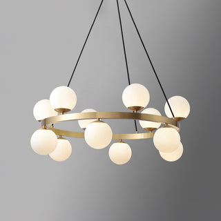 Lustra Lustre Globe Anneau en Laiton