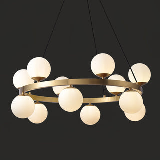 Lustra Lustre Globe Anneau en Laiton