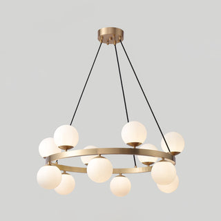 Lustra Lustre Globe Anneau en Laiton
