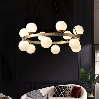 Lustra Lustre Globe Anneau en Laiton