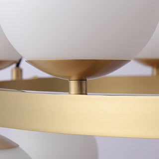 Lustra Lustre Globe Anneau en Laiton