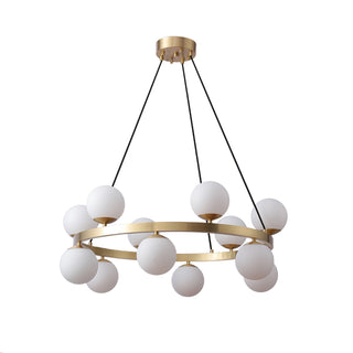 Lustra Lustre Globe Anneau en Laiton
