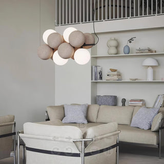 Mirelre Lampe suspendue artistique industrielle