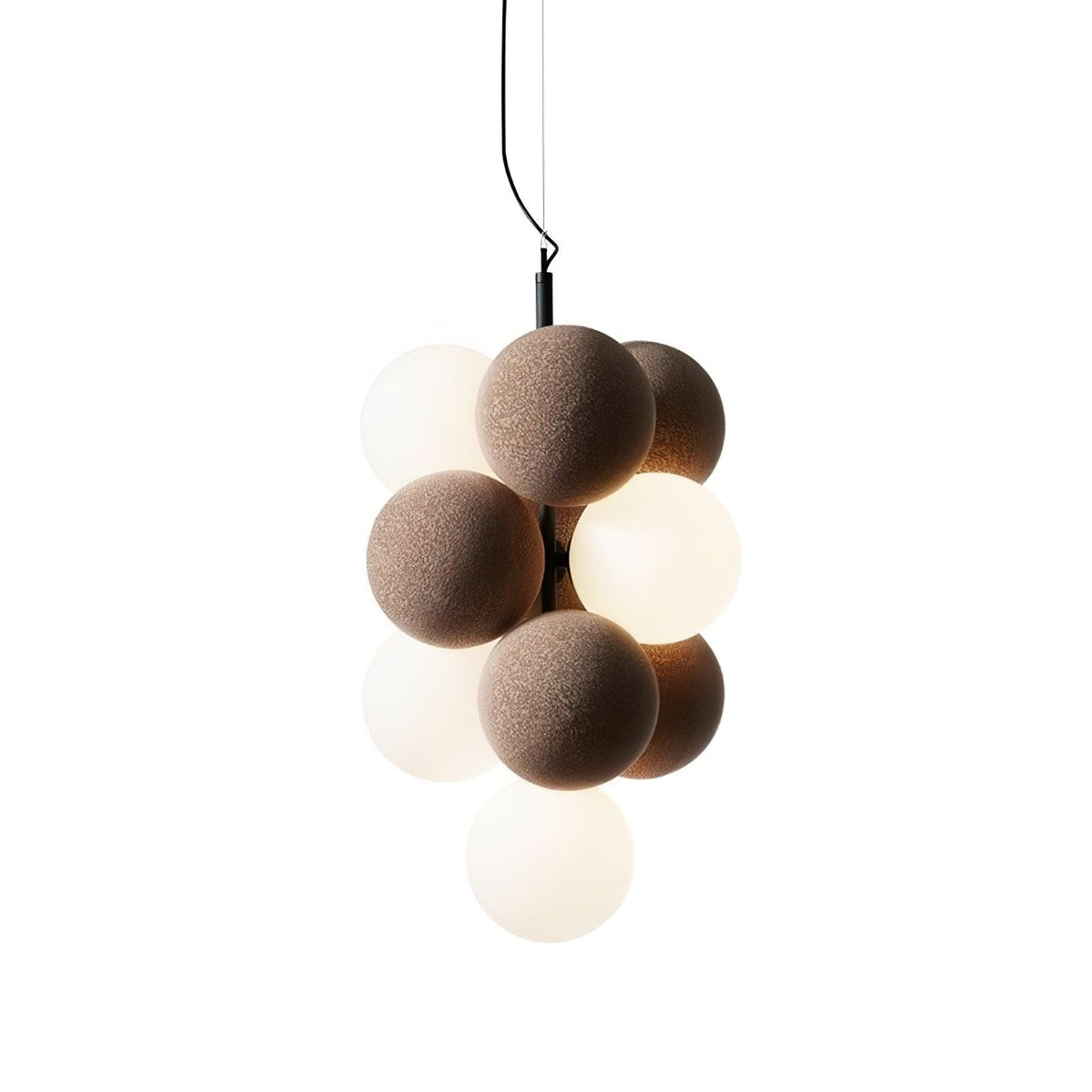 Mirelre Lampe suspendue artistique industrielle
