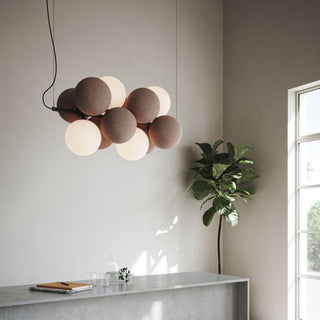 Mirelre Lampe suspendue artistique industrielle