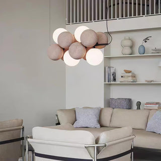 Mirelre Lampe suspendue artistique industrielle