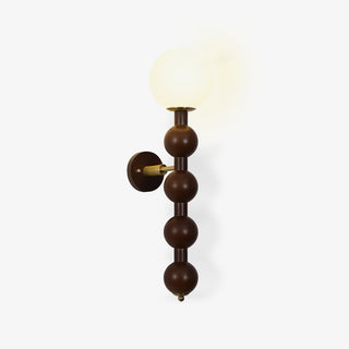 Olaeia Applique Murale Moderne Minimaliste Bubbly en Bois et Verre-Luire