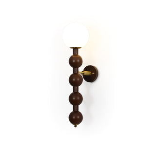 Olaeia Applique Murale Moderne Minimaliste Bubbly en Bois et Verre-Luire