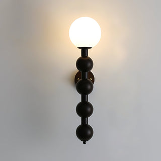 Olaeia Applique Murale Moderne Minimaliste Bubbly en Bois et Verre-Luire