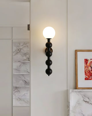 Olaeia Applique Murale Moderne Minimaliste Bubbly en Bois et Verre-Luire