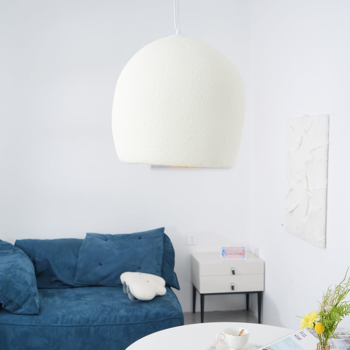 Fiorane Suspension en Forme de Dôme Arrondi Wabi Sabi