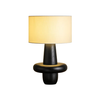 Ring Minimalist Wood Table Lamp-Neutral Decor