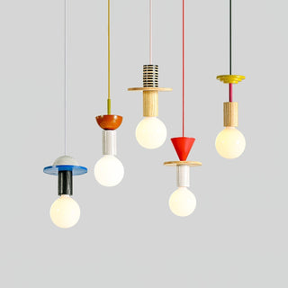 Elena Suspension Moderne en Bois