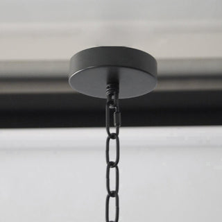 Celest Suspension Métal Verre Cage Industrielle Vintage