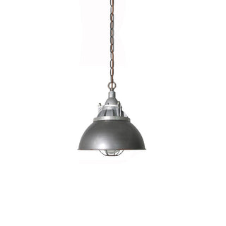 Celest Suspension Métal Verre Cage Industrielle Vintage